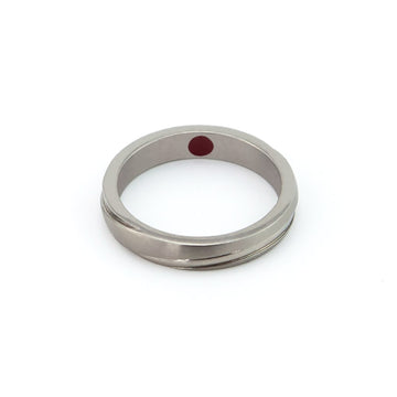 Purlife Elegant Silver Negative Ion Ring
